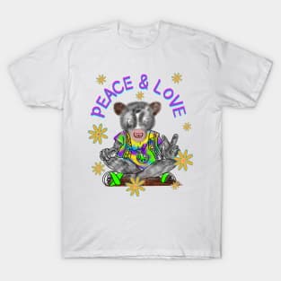 Peace loving Opossum T-Shirt